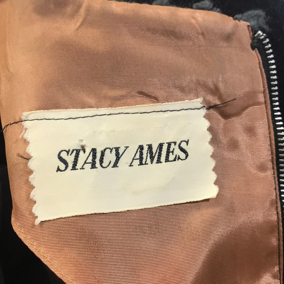 Vintage Stacy Ames Wool & Crochet Dress - Picture 5 of 6